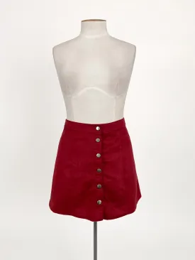H&M | Red Casual Skirt | Size 10