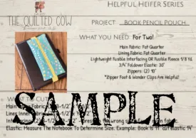 Helpful Heifer Book Pencil Pouch