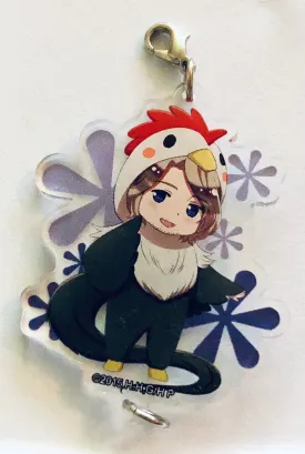 Hetalia The World Twinkle - France - Acrylic Keychain - Keyholder - Tsunagaru Acrylic Keychain - Kigurumi ver. (Contents Seed)