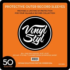 High Quality Outer Record Sleeves -  50 pcs