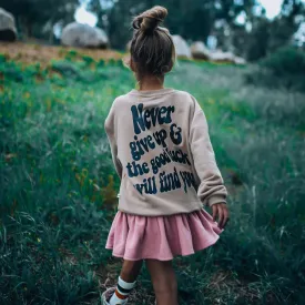 *IMPERFECT* FEELIN' LUCKY | oversized  drop shoulder | KIDS