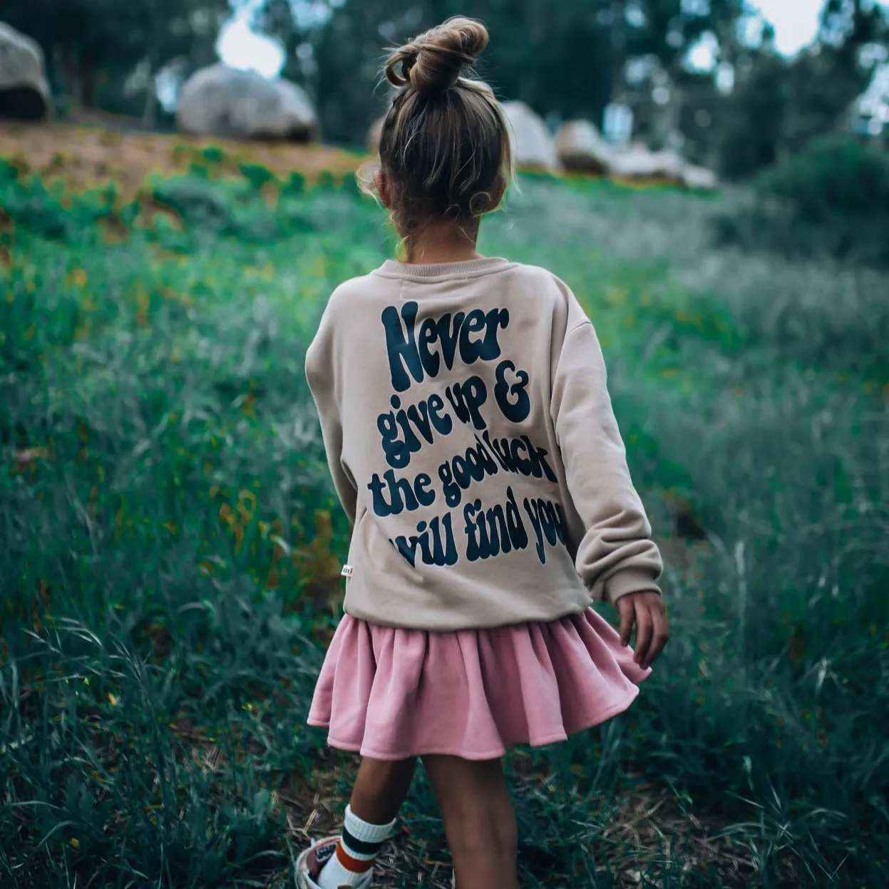 *IMPERFECT* FEELIN' LUCKY | oversized  drop shoulder | KIDS