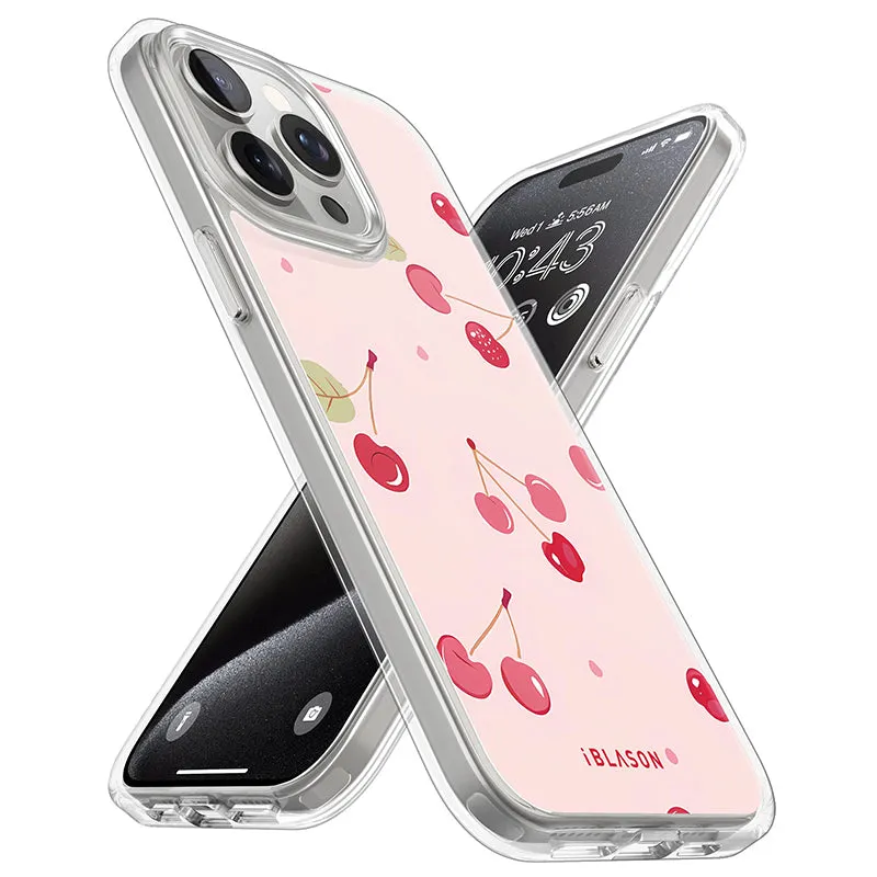 iPhone 13 Pro Halo MagSafe Cute Phone Case - Cherry on Top