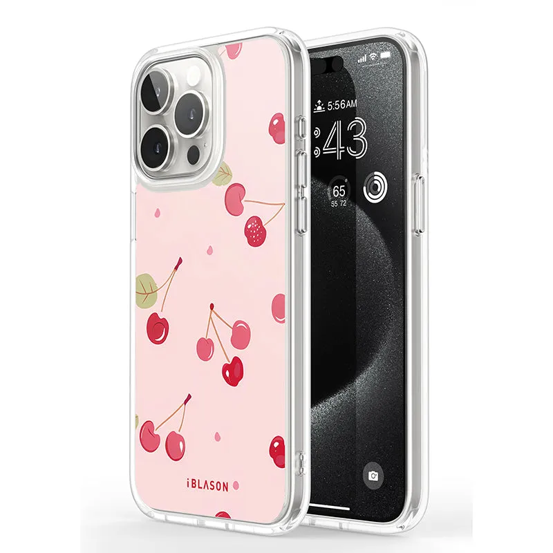 iPhone 13 Pro Halo MagSafe Cute Phone Case - Cherry on Top