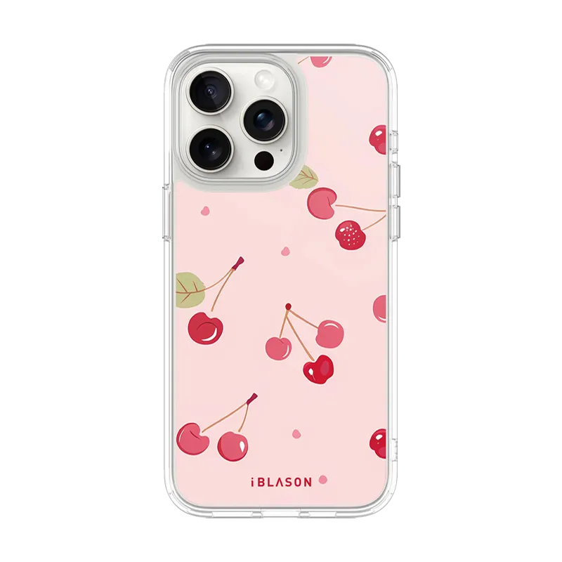 iPhone 13 Pro Halo MagSafe Cute Phone Case - Cherry on Top