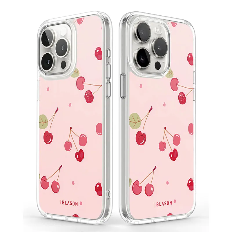 iPhone 13 Pro Halo MagSafe Cute Phone Case - Cherry on Top