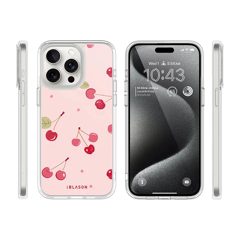 iPhone 13 Pro Halo MagSafe Cute Phone Case - Cherry on Top