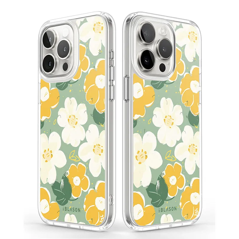 iPhone 14 Pro Halo MagSafe Cute Phone Case - Spring Blooms