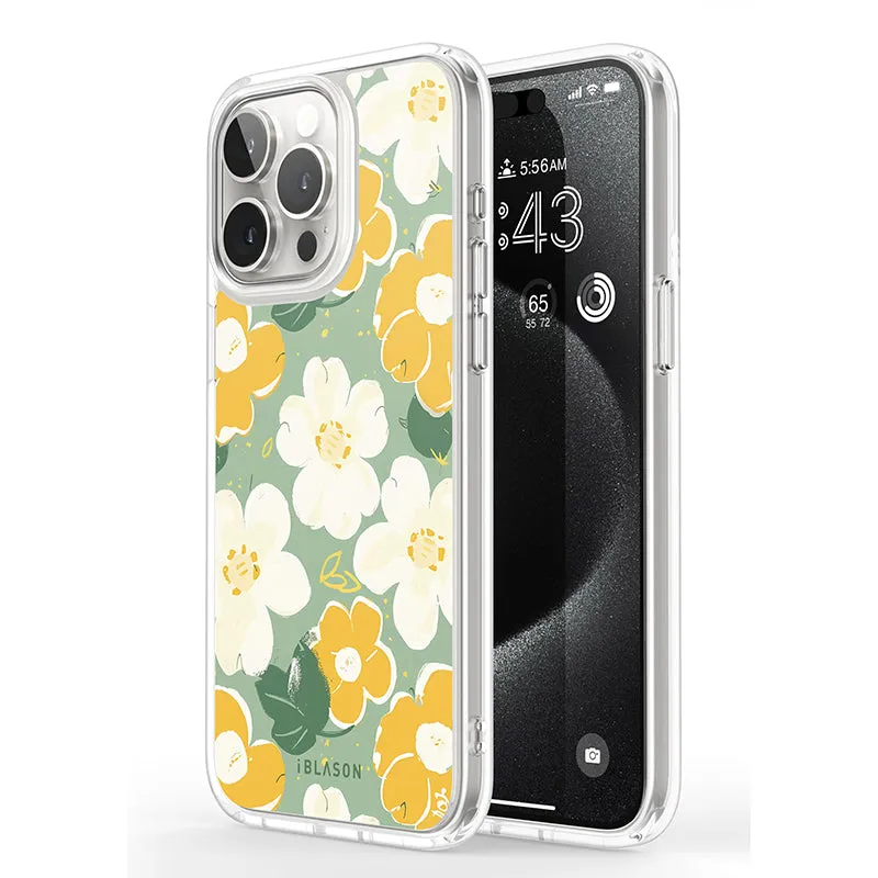 iPhone 14 Pro Halo MagSafe Cute Phone Case - Spring Blooms