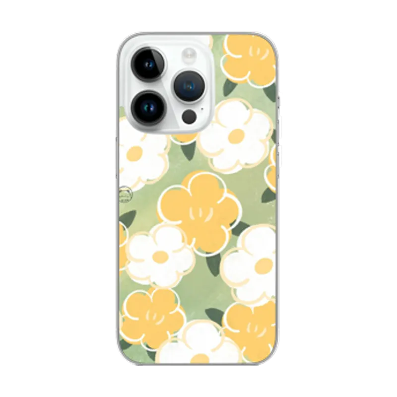 iPhone 14 Pro Halo MagSafe Cute Phone Case - Spring Blooms