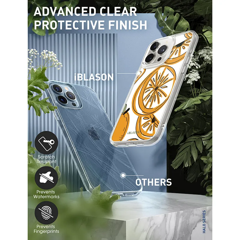 iPhone 15 Pro Halo MagSafe Cute Phone Case - Oranges