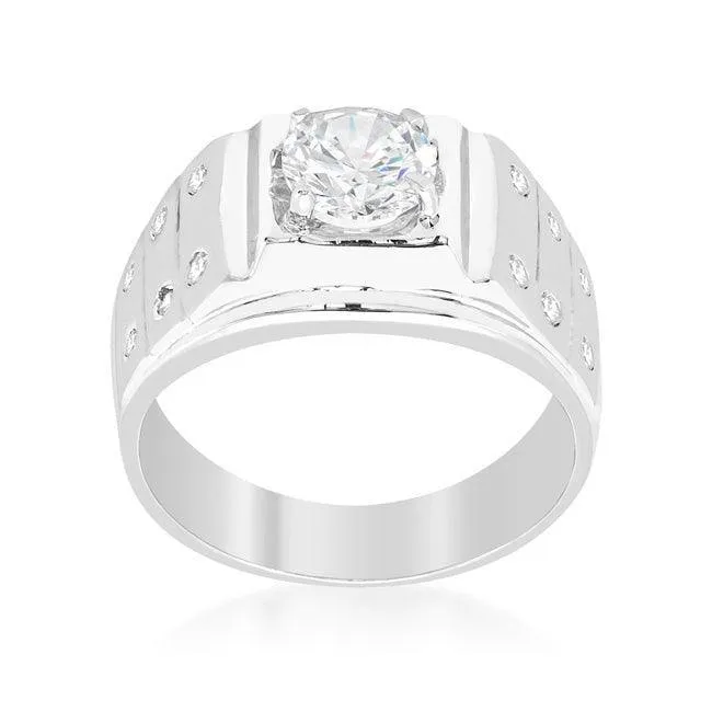 Iron Man Cubic Zirconia Ring