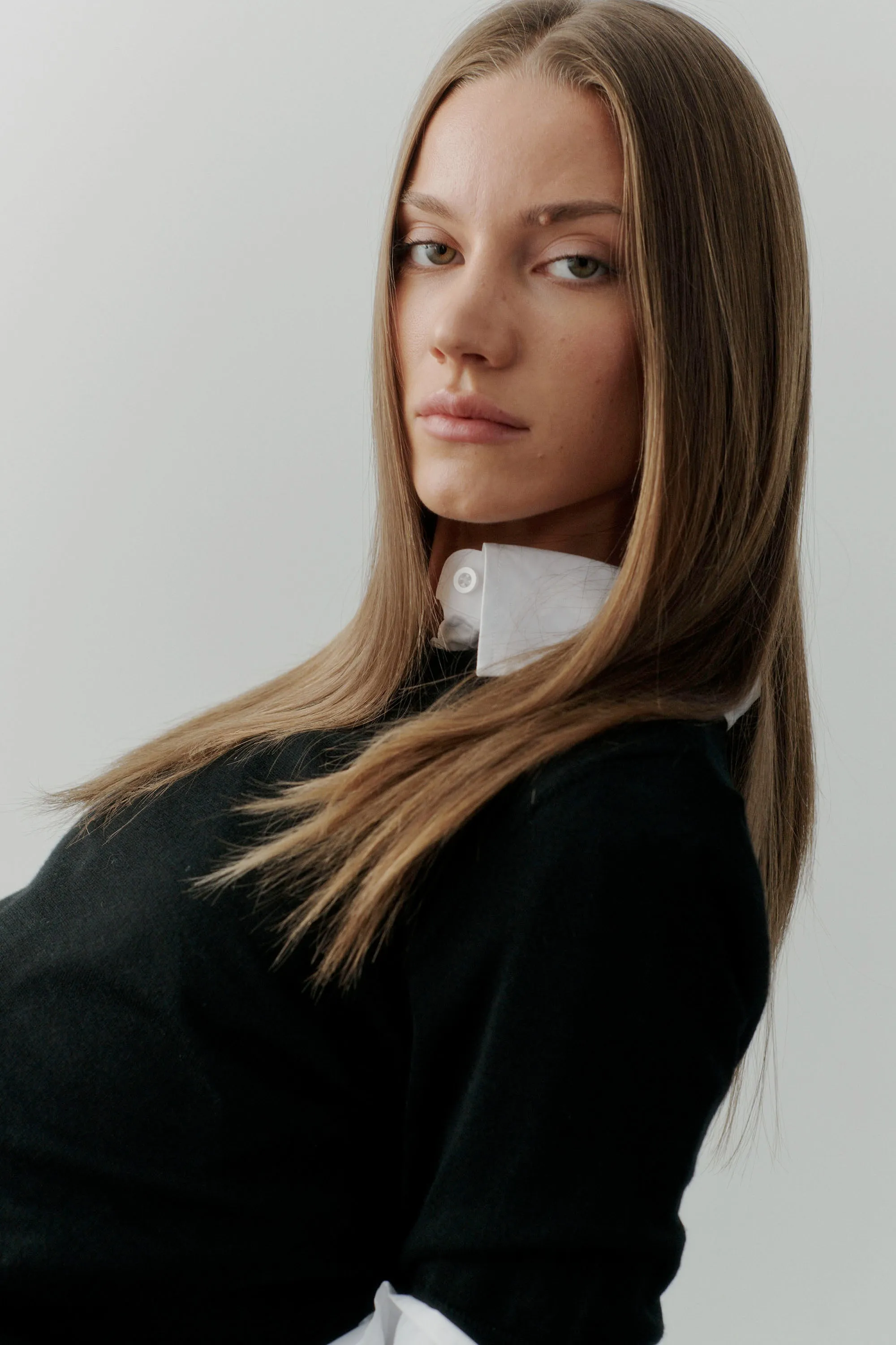 IVY-Essex SS O-neck Knit - Black