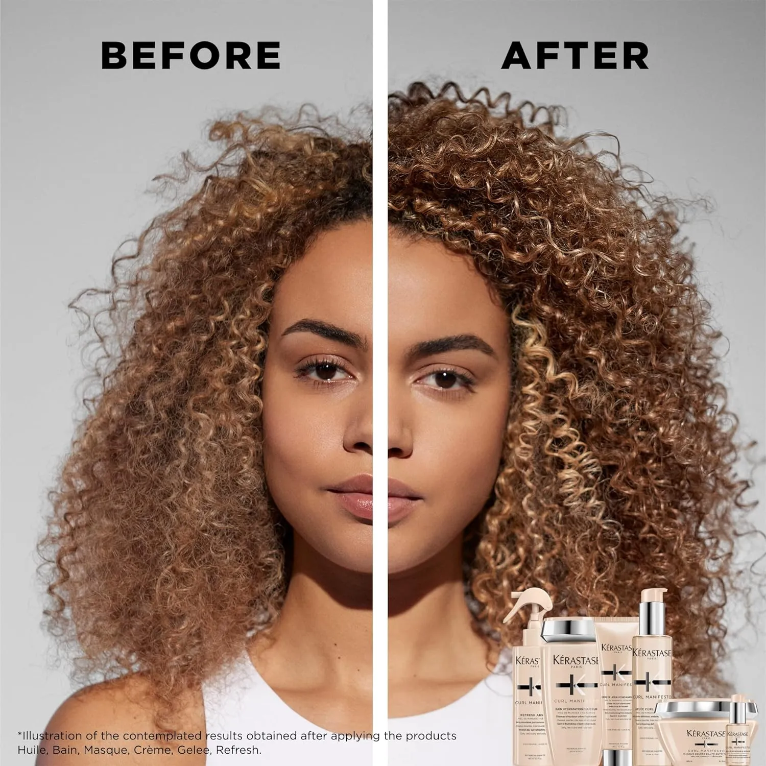 Kerastase Curl Manifesto Beurre Haute Nutrition Hair Mask 200ml | Strengthens & Prevents Breakage | Adds Softness & Shine | For All Wavy, Curly, Very Curly & Coily Hair