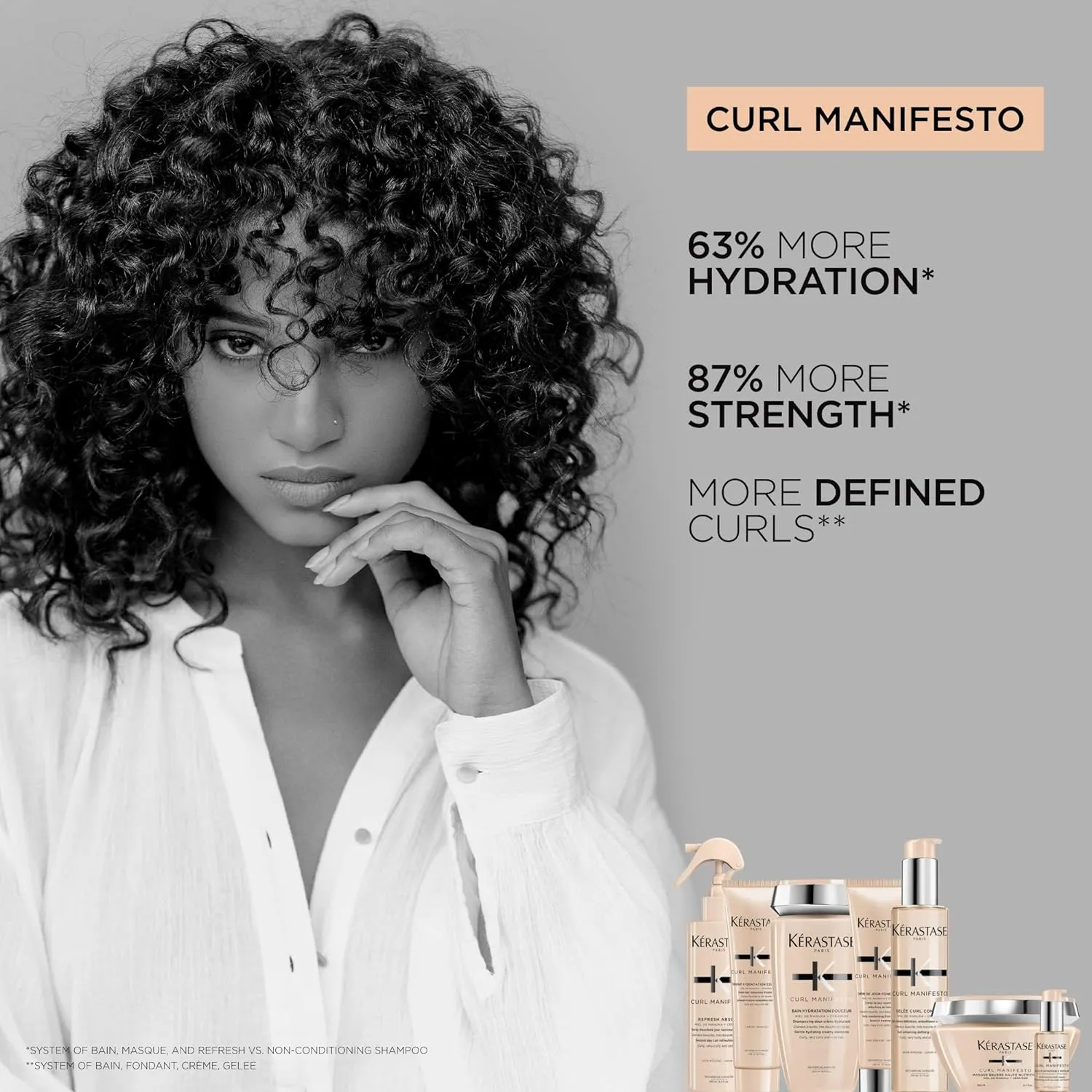 Kerastase Curl Manifesto Beurre Haute Nutrition Hair Mask 200ml | Strengthens & Prevents Breakage | Adds Softness & Shine | For All Wavy, Curly, Very Curly & Coily Hair