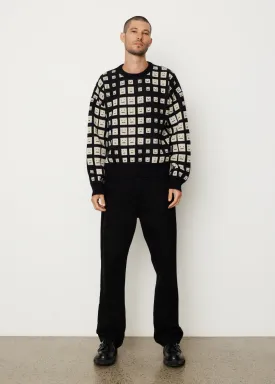 Kick Optical Knit Sweater