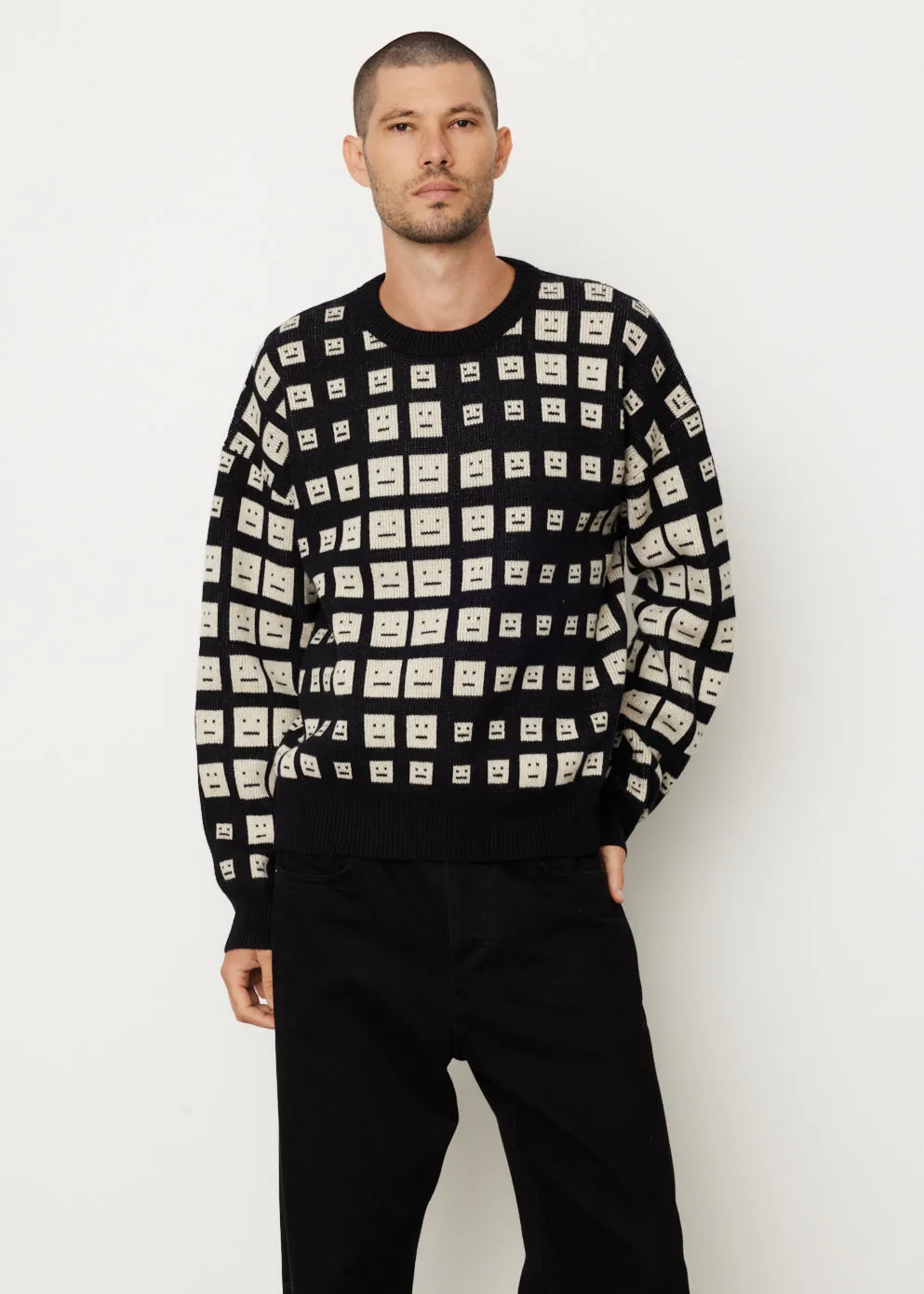 Kick Optical Knit Sweater