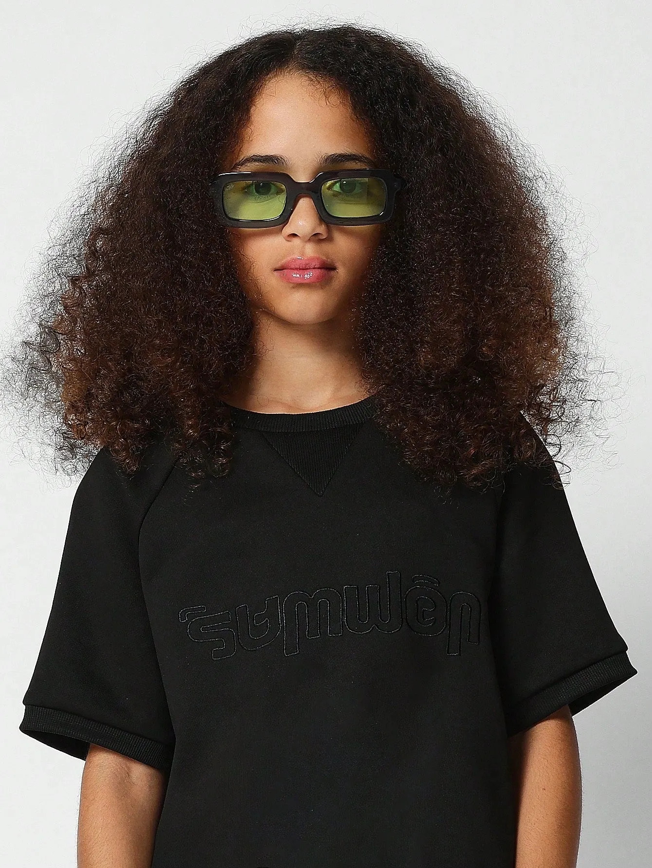 Kids Unisex Sweat Tee With Front Print