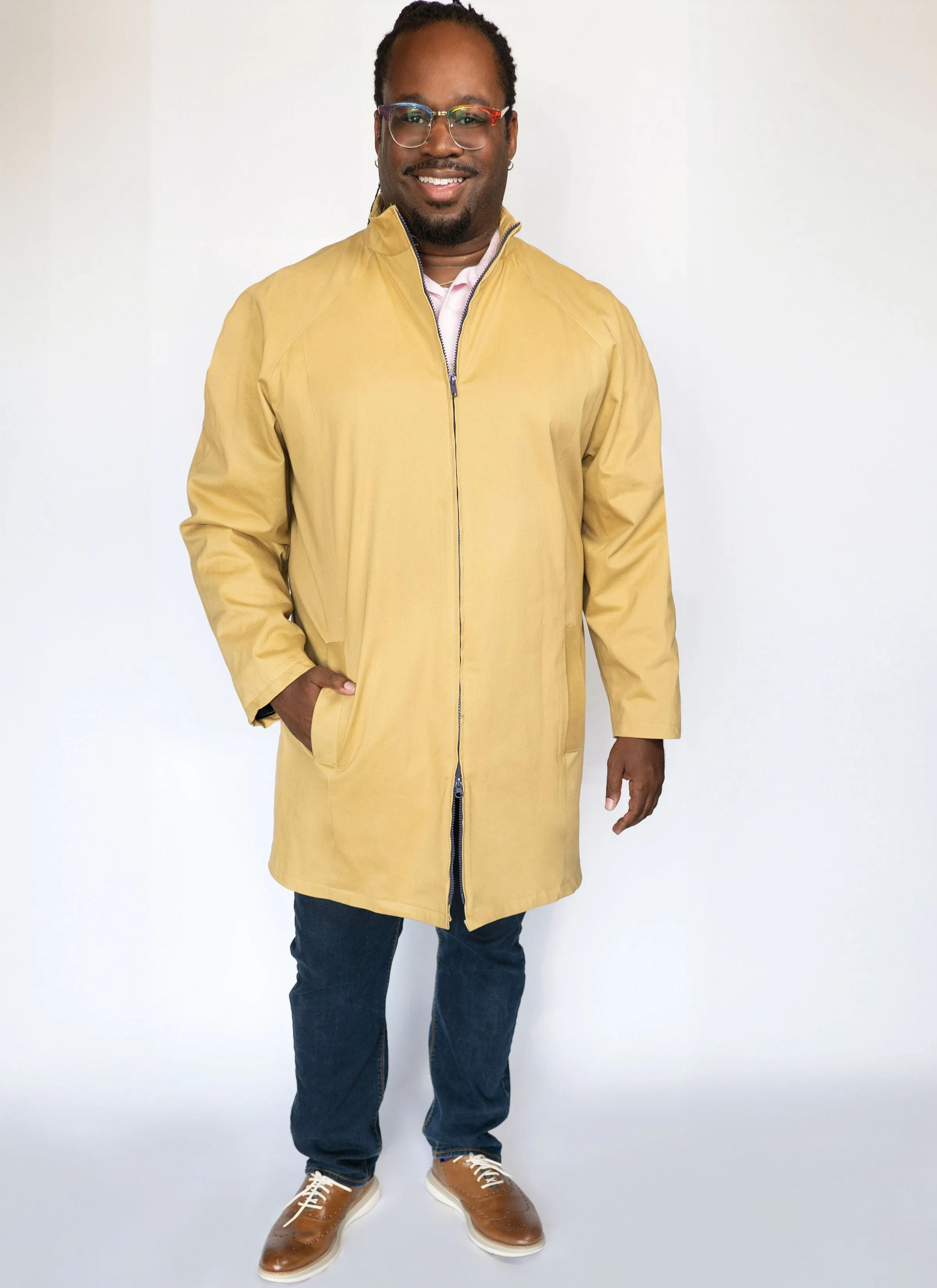 Know Me sewing pattern 2059 Men's Coat by Julian Creates