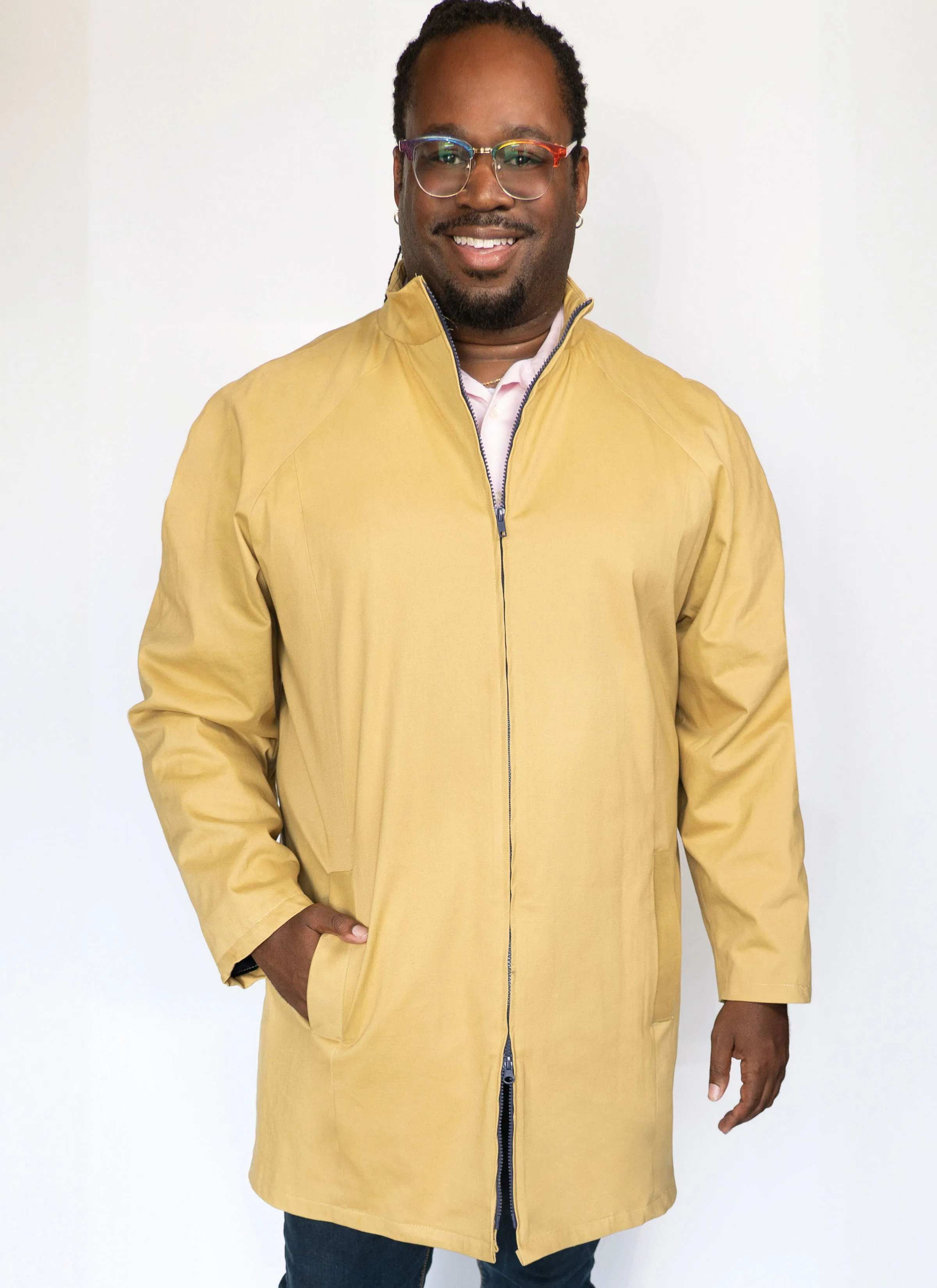 Know Me sewing pattern 2059 Men's Coat by Julian Creates