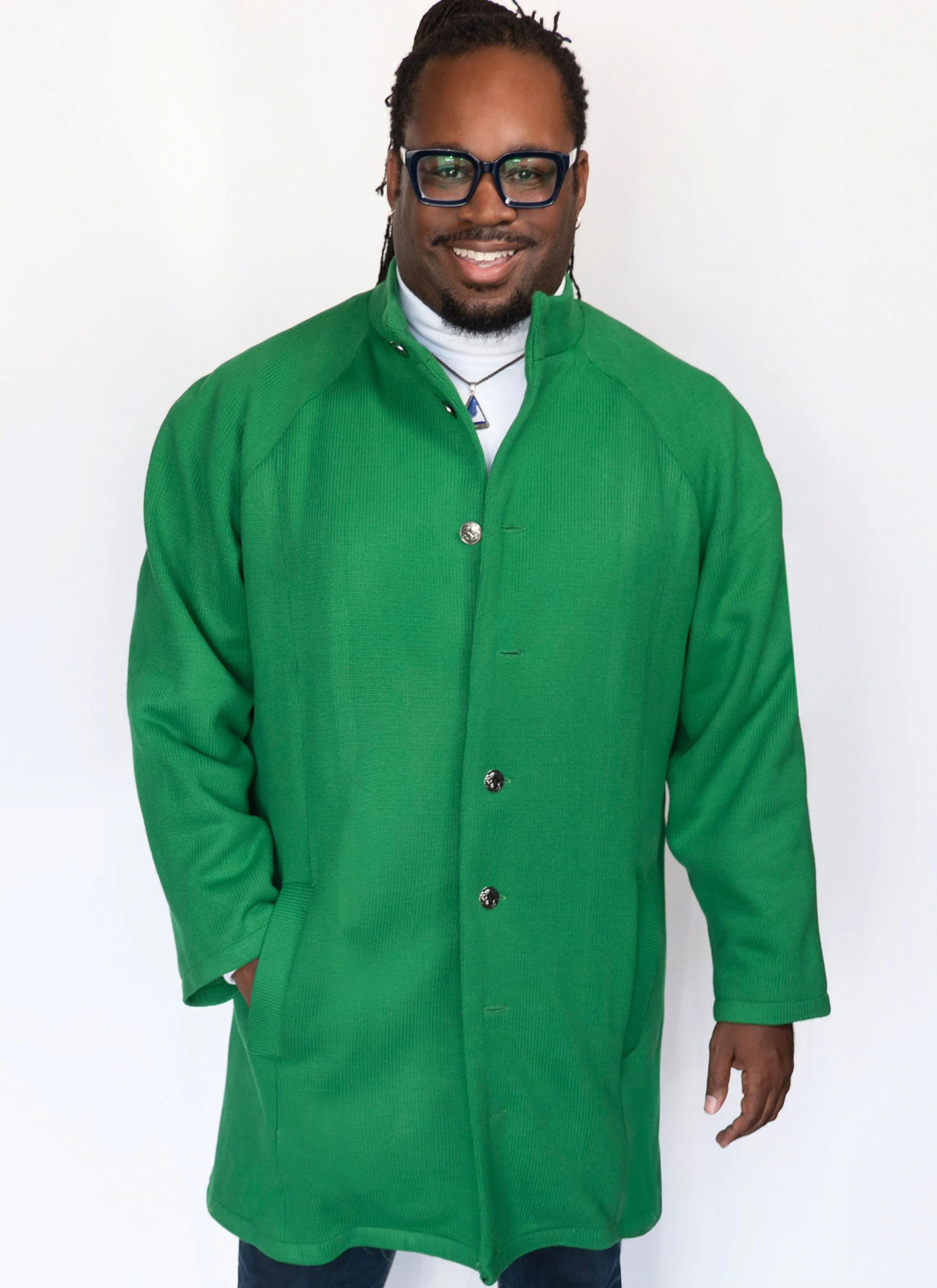 Know Me sewing pattern 2059 Men's Coat by Julian Creates