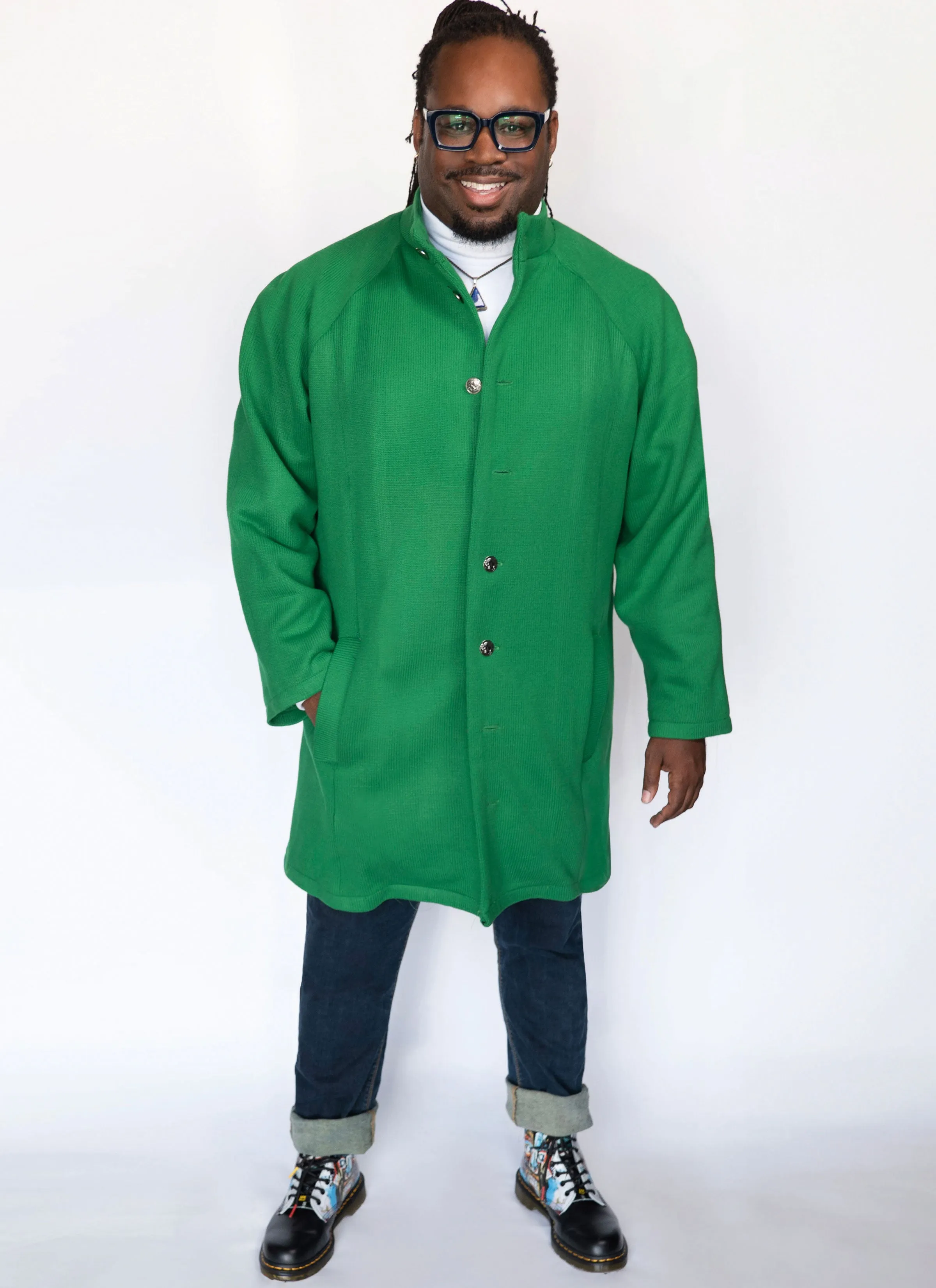 Know Me sewing pattern 2059 Men's Coat by Julian Creates