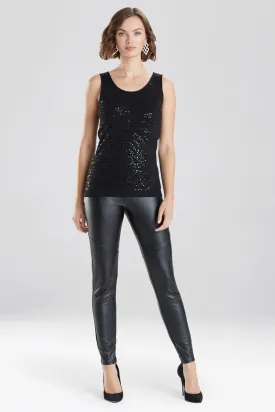 Light Weight Knit Sequin Tank