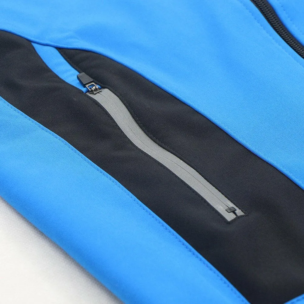 Lixada Men's Outdoor Cycling Jacket Winter Thermal Breathable Comfortable Long Sleeve Coat Water Resistant Riding Sportswear