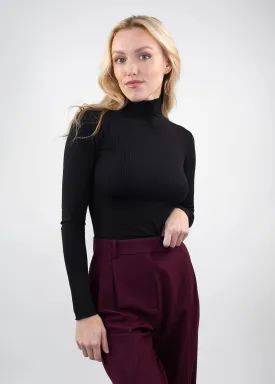 Long Sleeve Ribbed Turtleneck