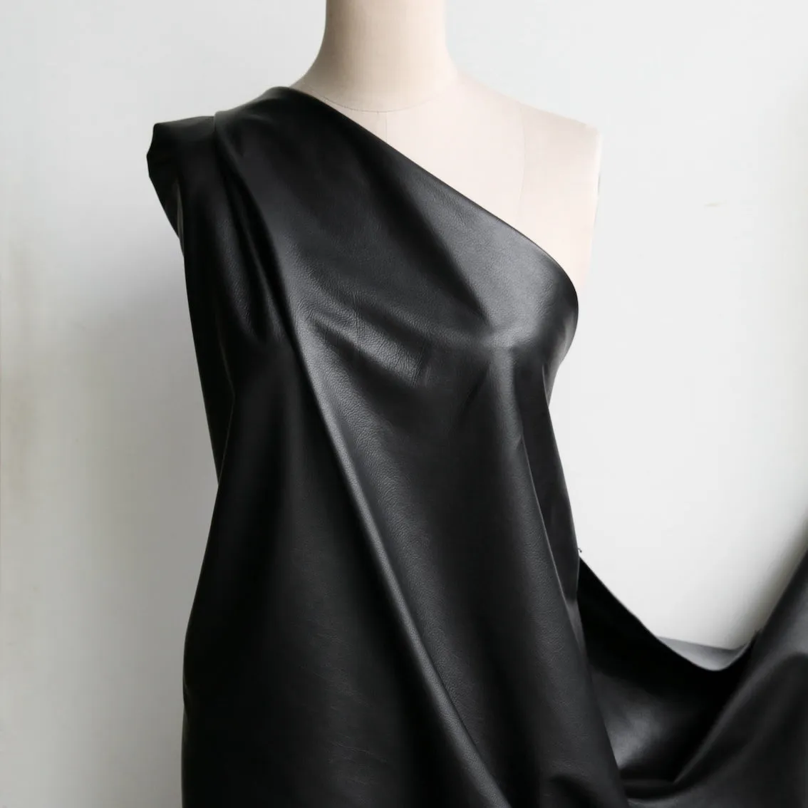 Looks Like Leather Black Faux Leather