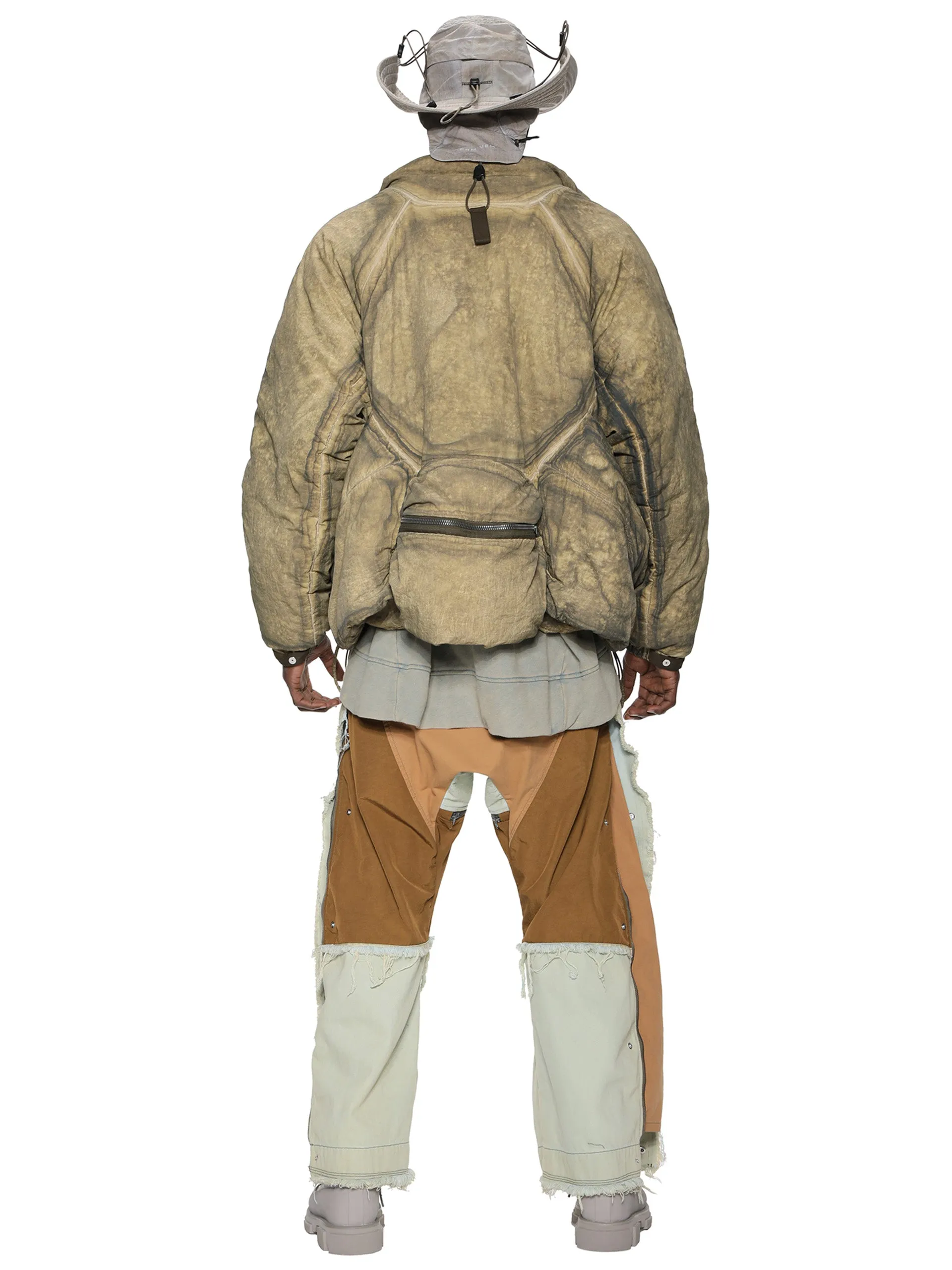 Manta Cargo Quilted Bomber Jacket