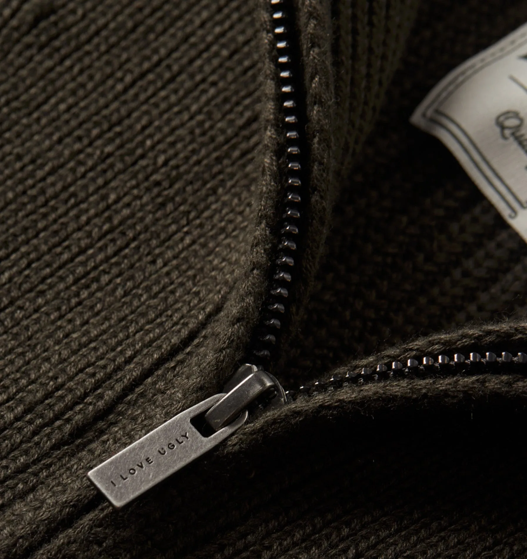 Mateo Zip Sweater - Moss