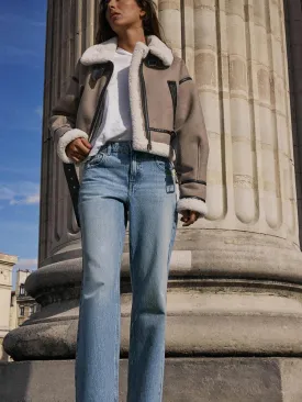 Merel  Elegant Leather Jacket
