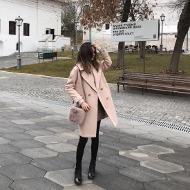 Mishow 2019 autumn and winter woolen coat