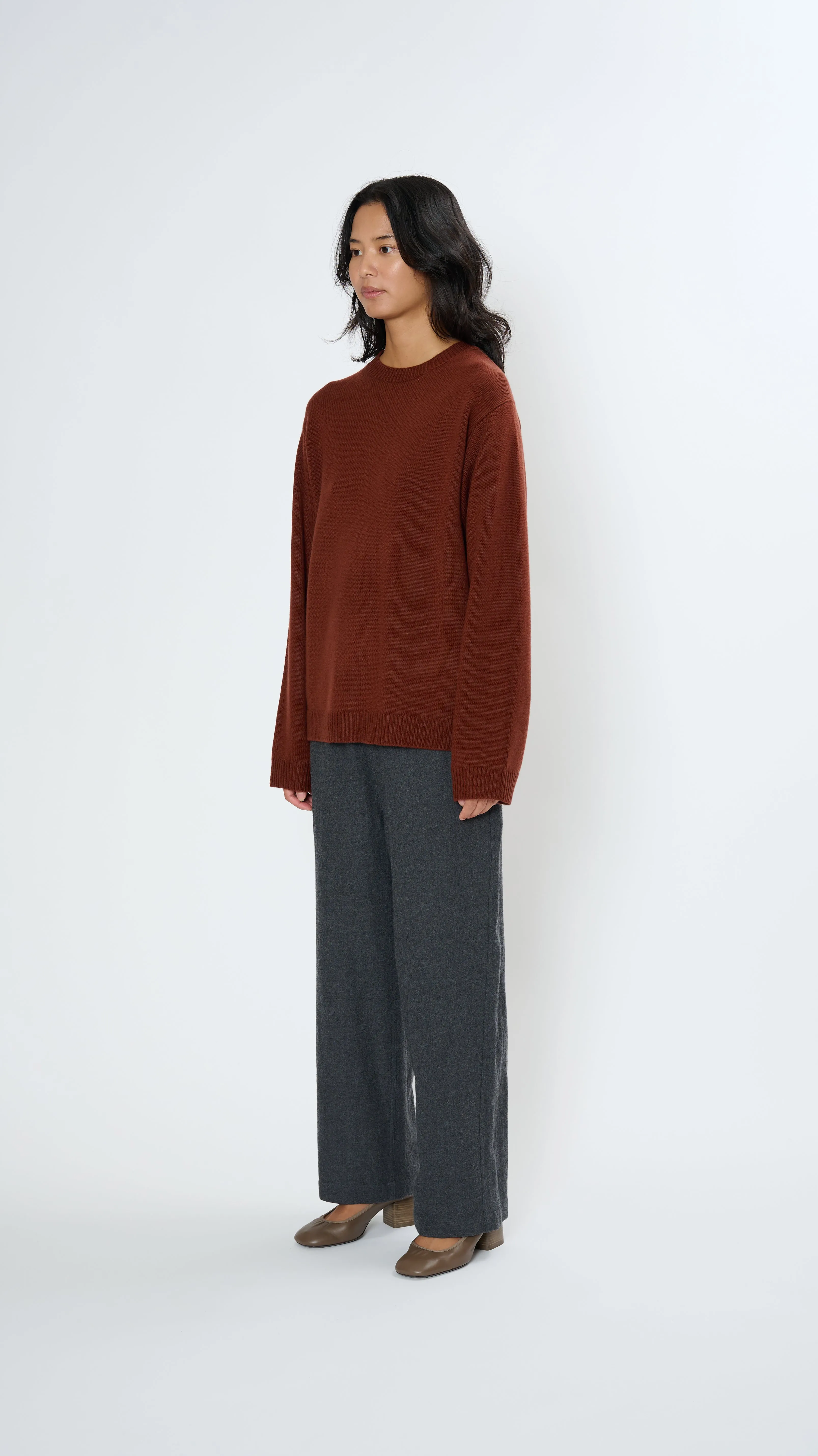 Moody Sweater in Brick
