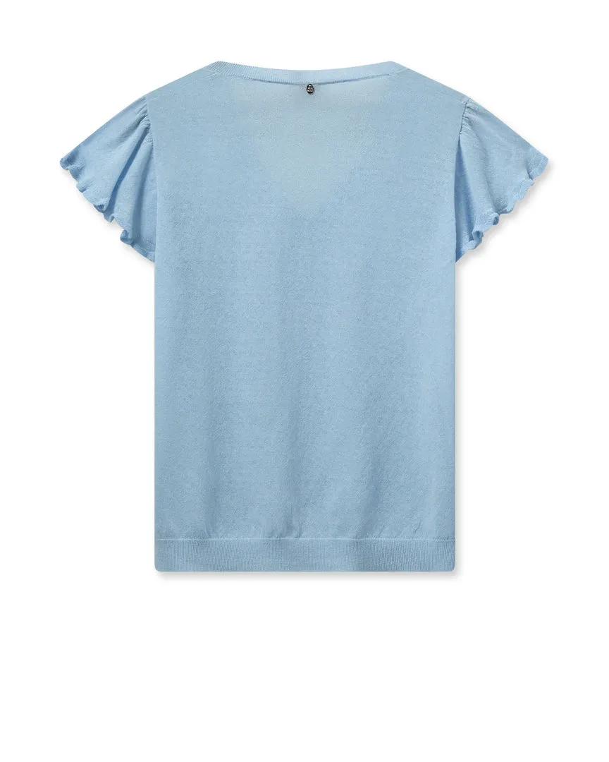 Mos Mosh Ganna V-Neck Knit Top
