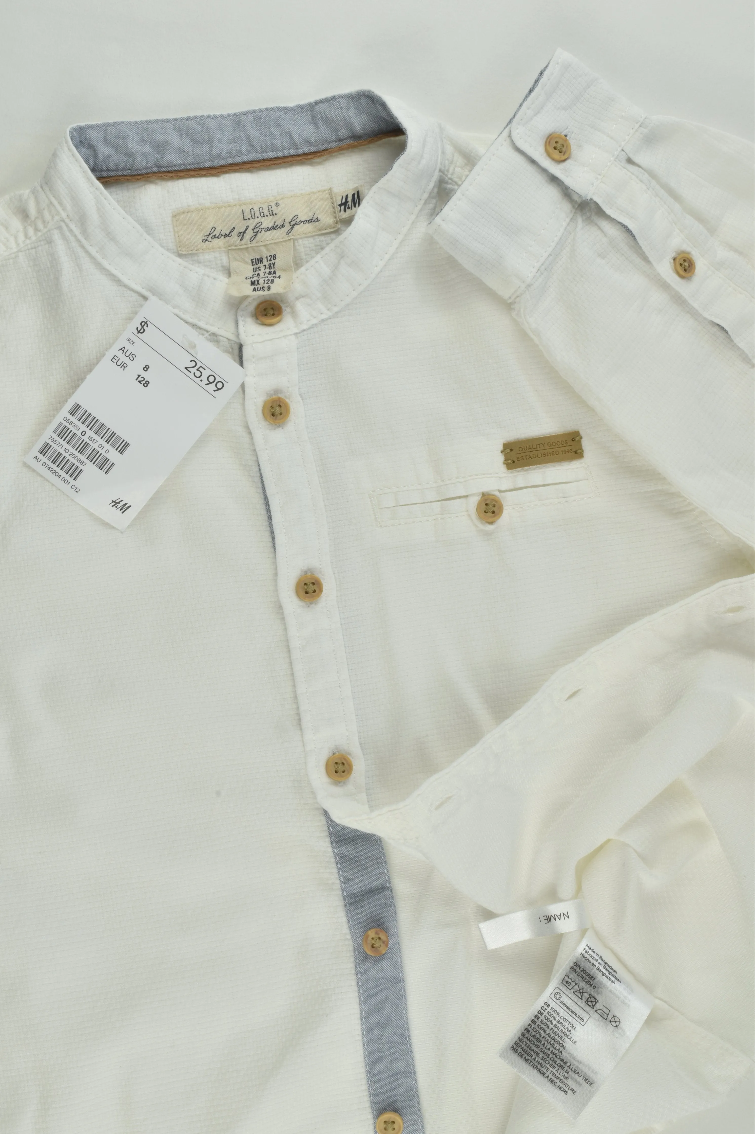 NEW H&M Size 8 (128 cm) Shirt