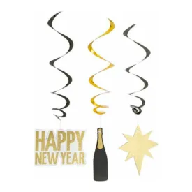 New Year Hanging Swirl Decoration
