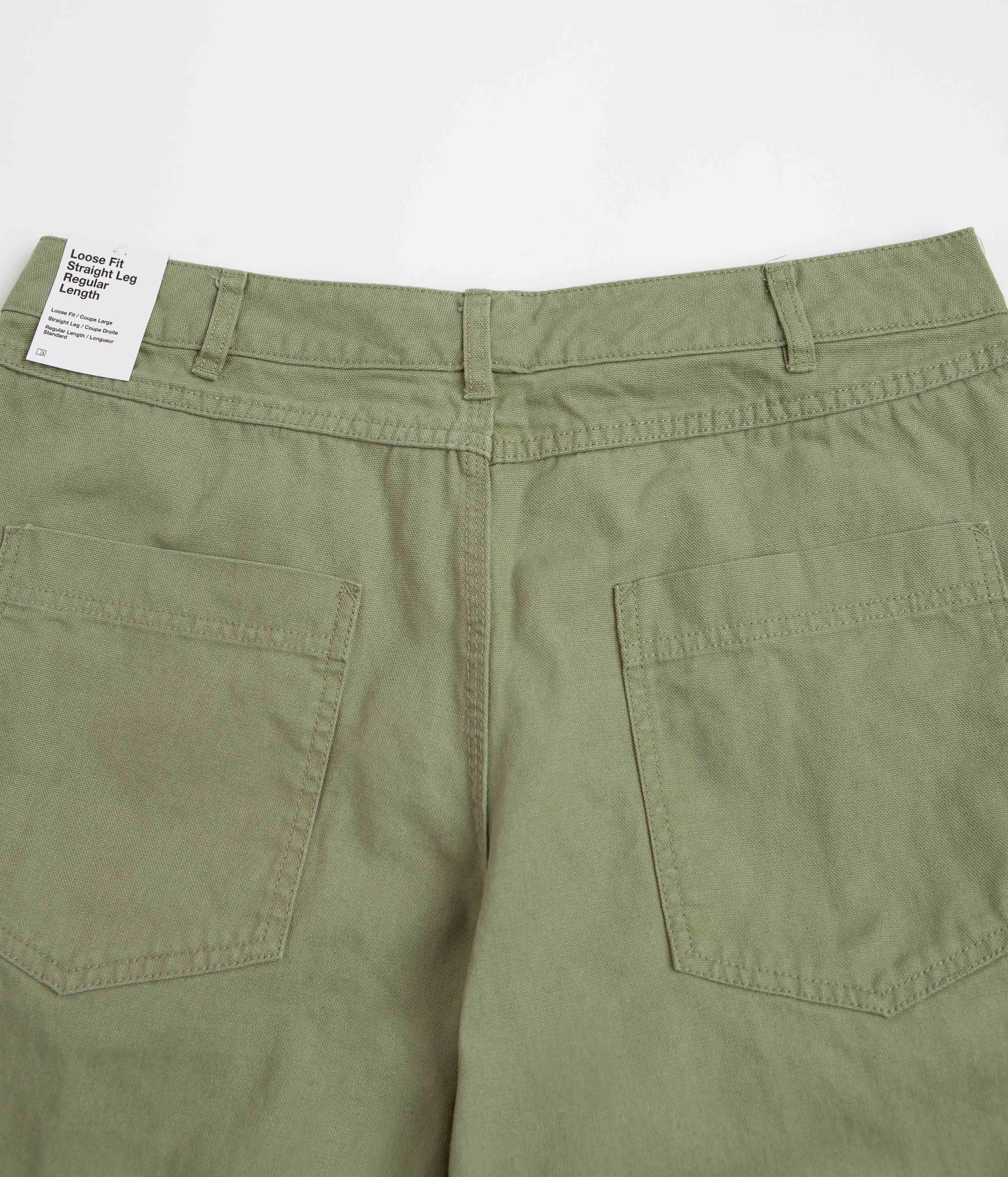 Nike Double Panel Unlined Pants - Oil Green / White