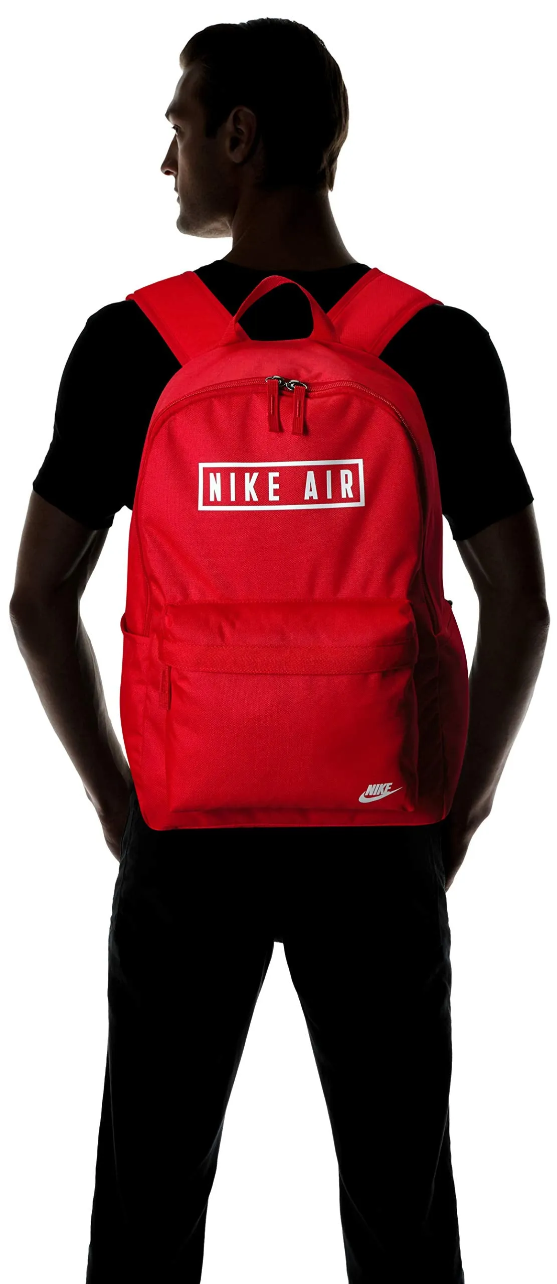 NIKE Heritage Backpack 2.0 Air Gfx, University Red/University Red, Misc