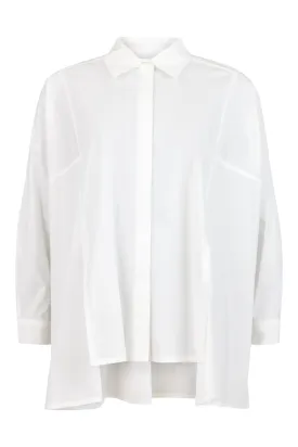 NOEN - Oversized Shirt with Asymmetric Hem