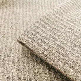 oatmeal -Ribbed knit - sold by 1/2mtr