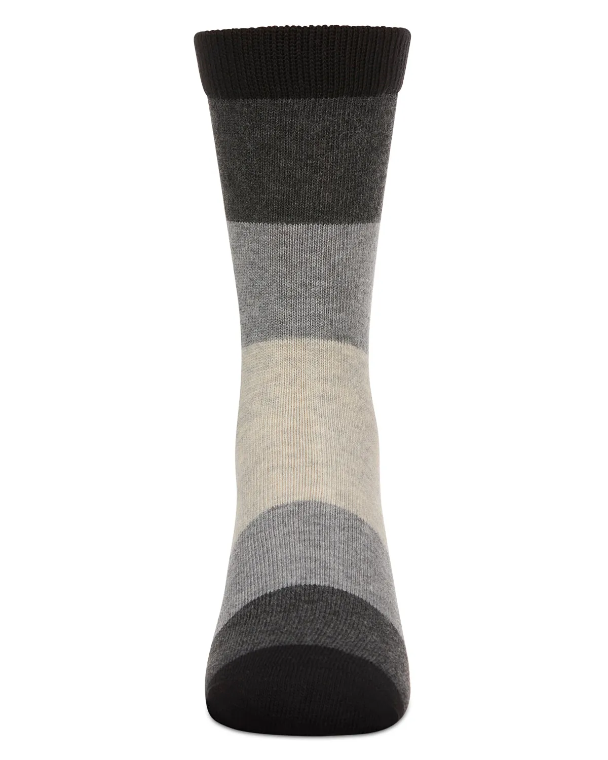 Ombre Color Block Boys Cotton Blend Crew Sock