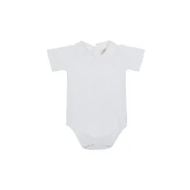 Peter Pan Collar Shirt- Pima SS Onesie