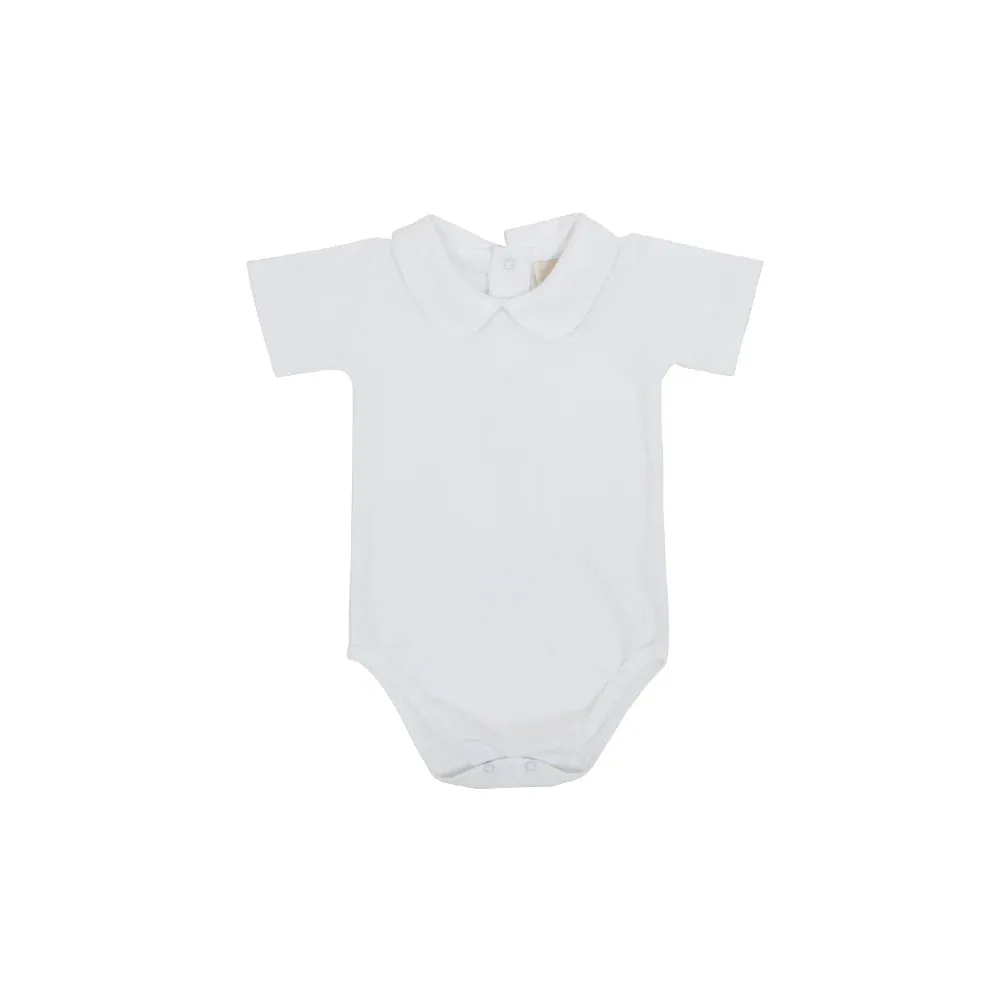Peter Pan Collar Shirt- Pima SS Onesie