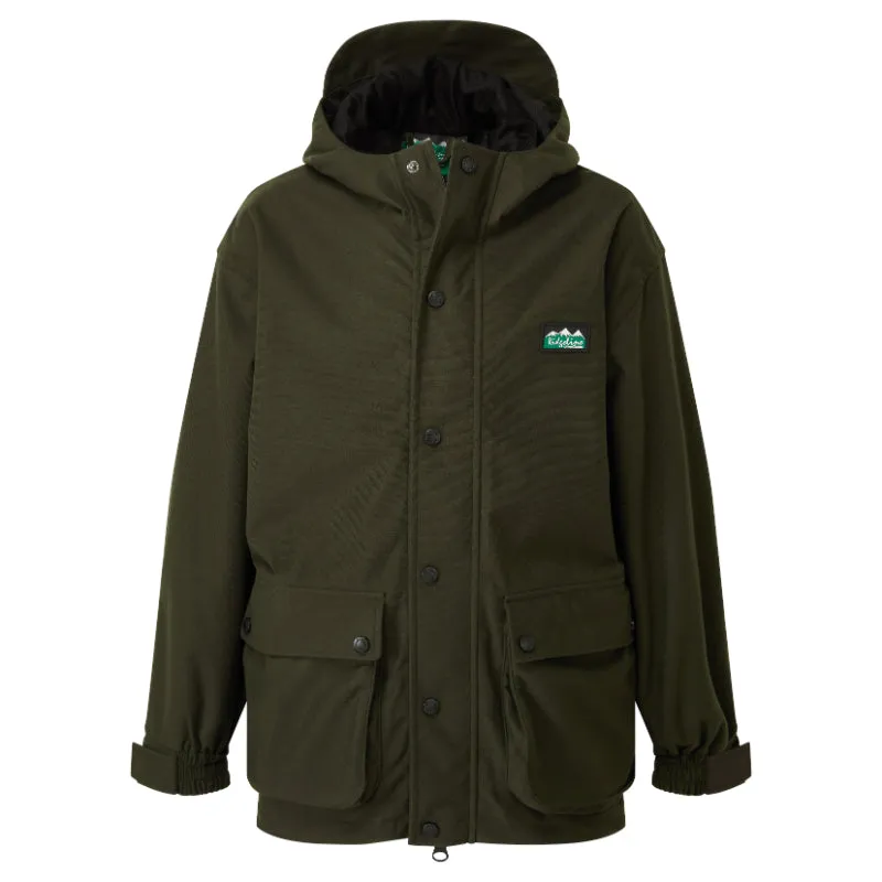 Ridgeline Spiker Kids Waterproof Jacket - Deep Forest
