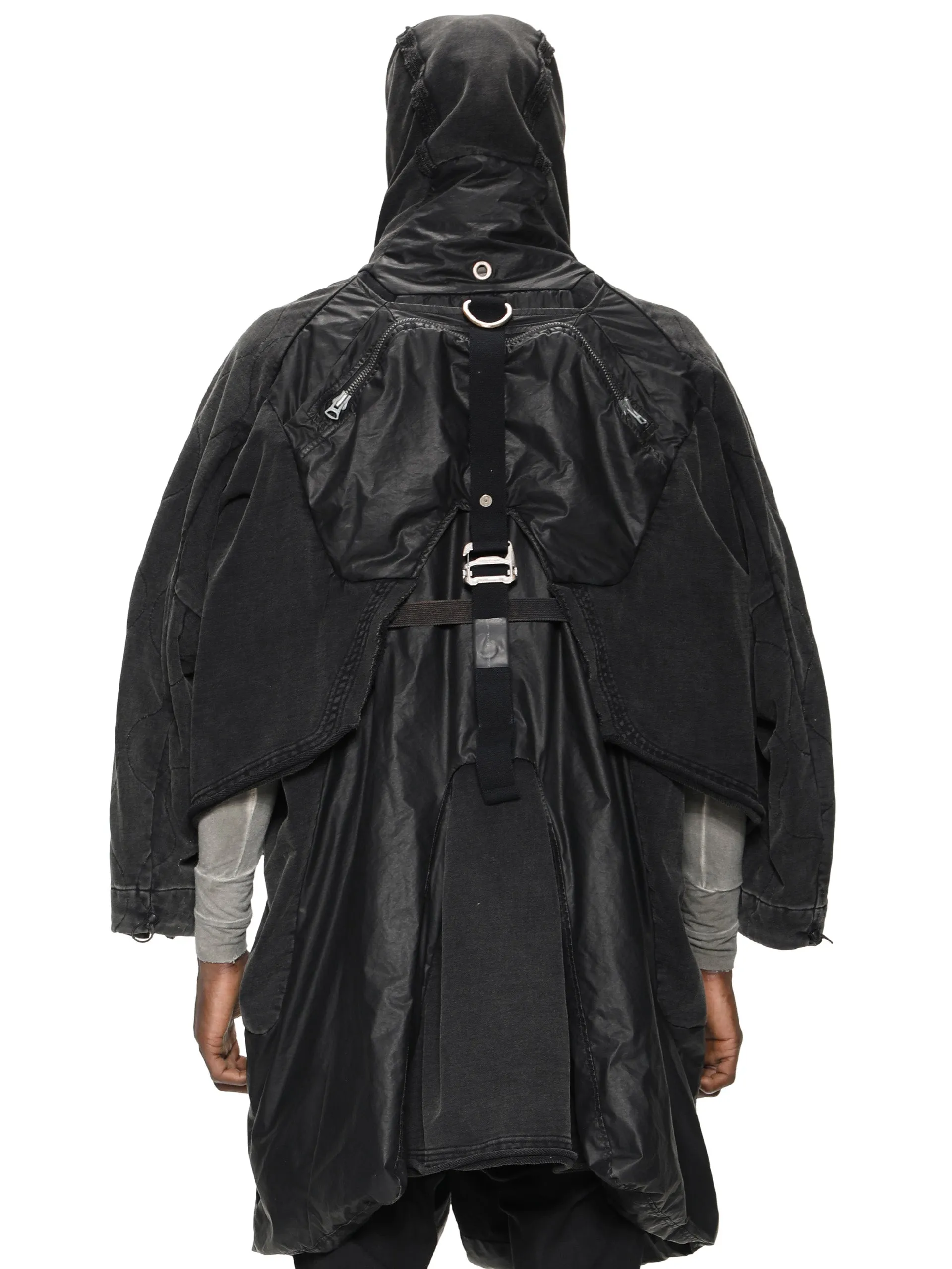Ronan / Multi-layered quilted long coat