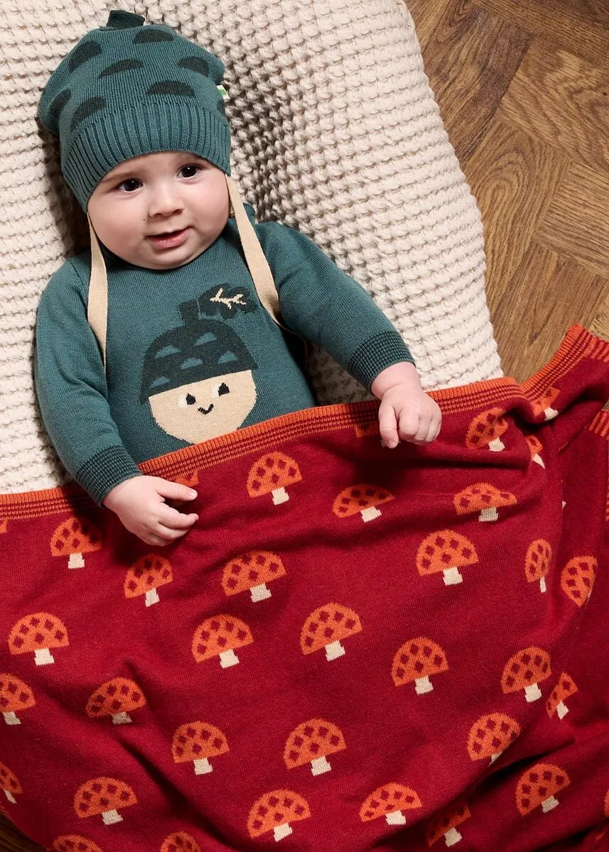 Rowan - Fern Acorn Knit Playsuit