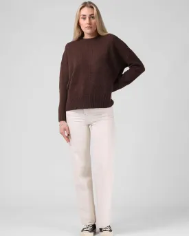 RPM MFG CO. - Wool   mohair Billie knit - Chocolate! 8-12