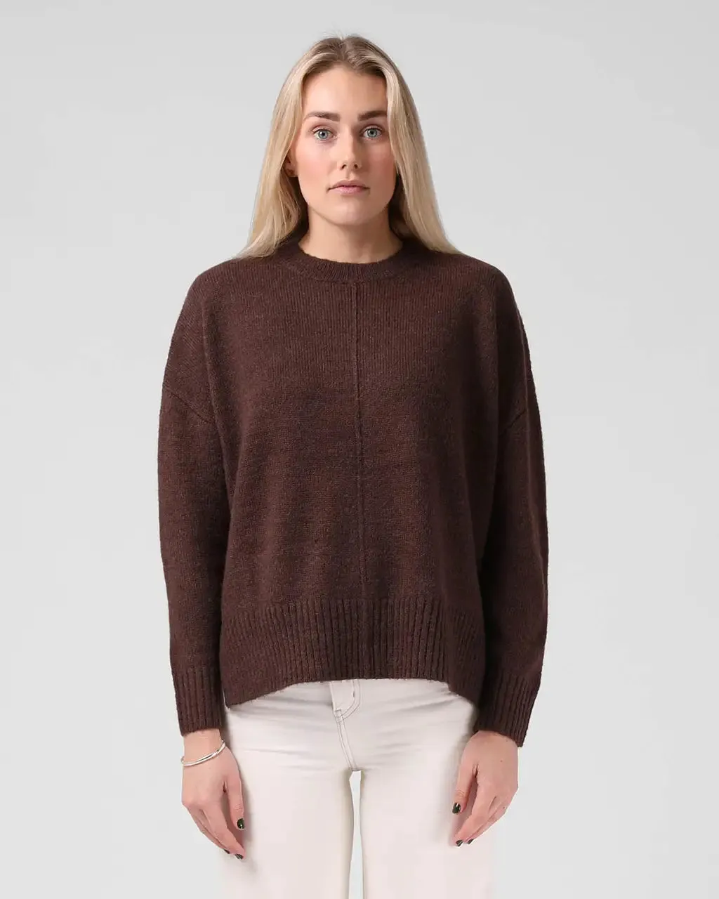 RPM MFG CO. - Wool   mohair Billie knit - Chocolate! 8-12